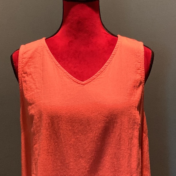 Coldwater Creek Coral Tunic Top Size Small - Picture 2 of 9